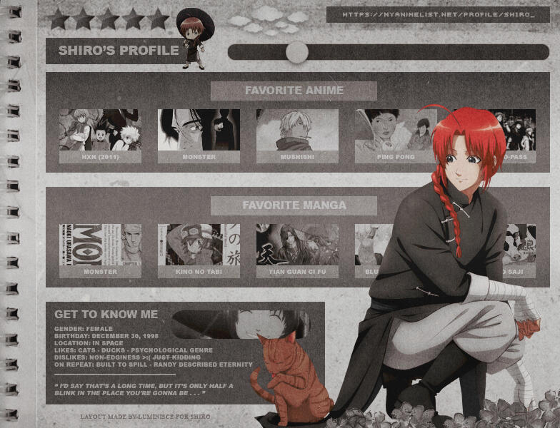 Mini Layout for @Shiro